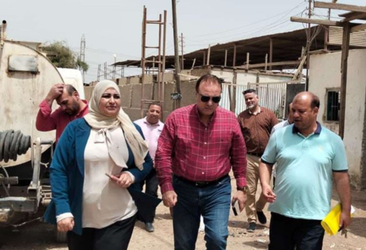 السكرتير العام لمحافظة سوهاج يعاين الموقع المقترح لإنشاء محطة معالجة توسعات الصرف الصحي