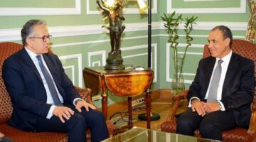 وزير الخارجية يستقبل خالد العناني المرشح المصري لمنصب مدير عام اليونسكو