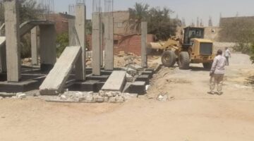 حملات مكثفة وإزالات فورية للتعديات على الأرض الزراعية وأملاك الدولة في قنا