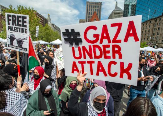 مظاهرات حاشدة داعمة لفلسطين في عدة مدن تركية