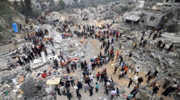 11 شهيدًا جراء القصف الإسرائيلي  على النصيرات وخان يونس بغزة