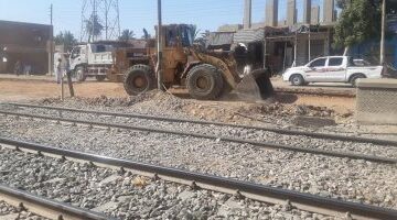 البحيرة: غلق معبرين مخالفين على خطوط السكة الحديد بدمنهور