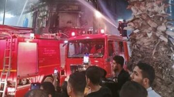 مصرع طفلين وإصابة 5 آخرين في حريق مصنع مراتب بالمحلة