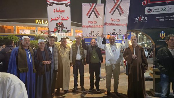 الآلاف من أهالي البحيرة يتوجهون إلى العريش دعمًا لفلسطين ورفضًا للتهجير.. صور الآلاف من أهالي البحيرة يتوجهون إلى العريش دعمًا لفلسطين ورفضًا للتهجير.. صور