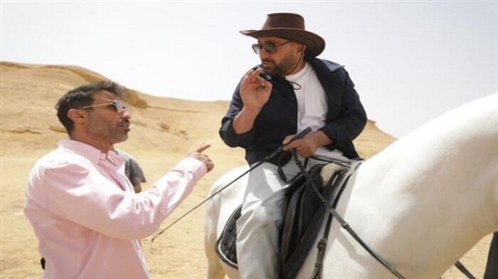 طرح البوستر الرسمي لفيلم «أحمد وأحمد» بطولة السقا وفهمي