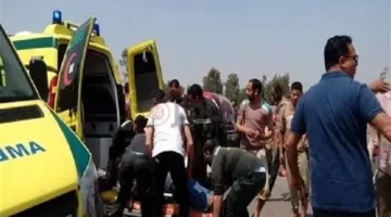 مصرع وإصابة 8 أشخاص إثر انقلاب سيارة محملة بالعمالة الزراعية بالبحيرة| بث مباشر