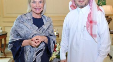 سفير المملكة وليد بخاري يستقبل المنسقة الخاصة للأمم المتحدة في لبنان