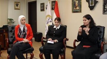 رئيسة القومى للمرأة تستقبل أنجلينا ايخهورست رئيسة بعثة الاتحاد الأوروبي بمصر