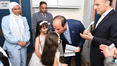 زيارة الرئيس السيسي والرئيس ماكرون إلى مدينة العريش|صور