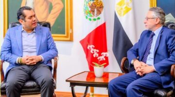 السفير المصري يلتقي برئيس مجلس النواب المكسيكي