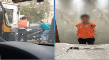 خلاف على أولوية المرور.. ضبط عاطل تعدى على شخص بسلاح أبيض بالمعادي