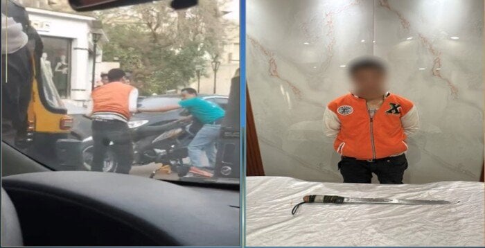 خلاف على أولوية المرور.. ضبط عاطل تعدى على شخص بسلاح أبيض بالمعادي خلاف على أولوية المرور.. ضبط عاطل تعدى على شخص بسلاح أبيض بالمعادي