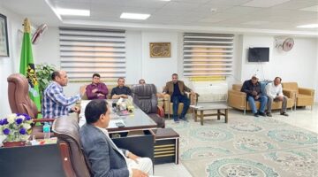 رئيس مركز إبشواى يتفقد أعمال ردم البرك والمستنقعات بشكشوك