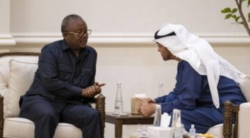 محمد بن زايد يبحث مع رئيس غينيا بيساو علاقات التعاون بين البلدين