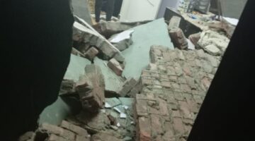 مصرع شخص وإصابة سيدة فى انفجار اسطوانة غاز بمنزل بقليوب .. صور