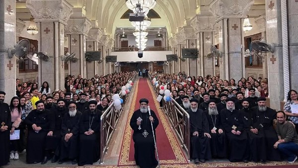 حفل ختام كورس “تَمِّمْ خِدْمَتَكَ” بحلوان بحضور الأنبا ميخائيل