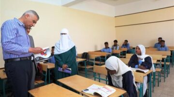 محافظ أسوان يتفقد مدرستى الجنينة والشباك الإعدادية ونوبة المستقبل للغات بنصر النوبة