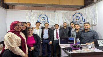 جامعة حلوان التكنولوجية الدولية تتألق في مؤتمر ومعرض التعليم التكنولوجي الدولي