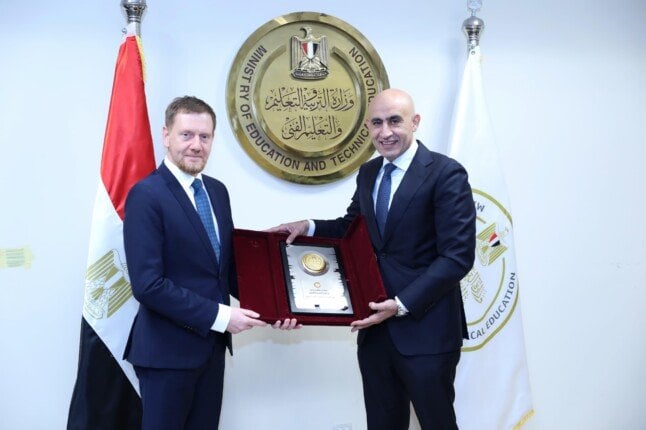 وزير التعليم: حريصون على تطوير مدارس التكنولوجيا التطبيقية بالتعاون مع ولاية ساكسونيا وزير التعليم: حريصون على تطوير مدارس التكنولوجيا التطبيقية بالتعاون مع ولاية ساكسونيا