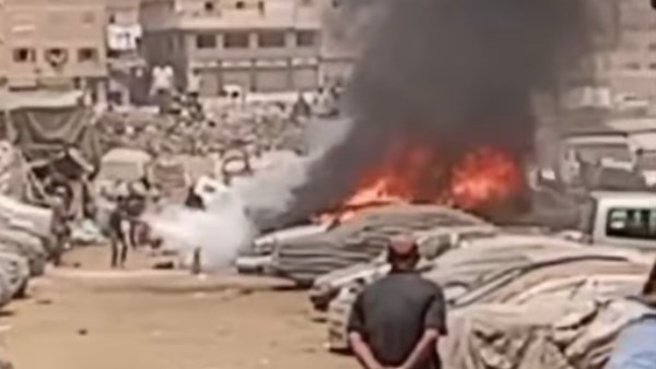 حريق يلتهم سيارة داخل جراج بـ عزبة النخل.. صور حريق يلتهم سيارة داخل جراج بـ عزبة النخل.. صور