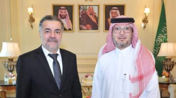سفير السعودية وليد بخاري يستقبل النائب عبد العزيز الصمد