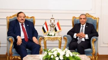 وزير الخارجية يستقبل نظيره السوداني على هامش المؤتمر الوزاري لعملية الخرطوم