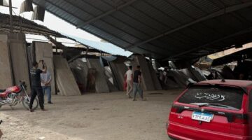 إصابة عاملين في انهيار سقف مصنع رخام بـ شق التعبان بالقاهرة