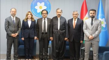 المصري الديمقراطي يلتقي قيادات الاتحاد الوطني الكردستاني وحزب سوسيال ديمقراطي
