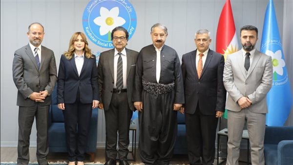 المصري الديمقراطي يلتقي قيادات الاتحاد الوطني الكردستاني وحزب سوسيال ديمقراطي المصري الديمقراطي يلتقي قيادات الاتحاد الوطني الكردستاني وحزب سوسيال ديمقراطي
