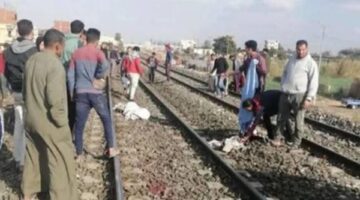 مصرع طالبين دهسا أسفل عجلات قطار طنطا ـ المنصورة في المحلة