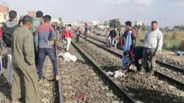 مصرع طالبين دهسا أسفل عجلات قطار طنطا ـ المنصورة في المحلة مصرع طالبين دهسا أسفل عجلات قطار طنطا ـ المنصورة في المحلة