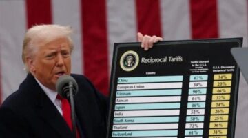 ترامب يعلن رفع الرسوم الجمركية على الصين إلى 125%