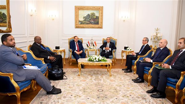 بدر عبد العاطي يستقبل وزير خارجية السودان على هامش المؤتمر الوزاري لعملية الخرطوم بدر عبد العاطي يستقبل وزير خارجية السودان على هامش المؤتمر الوزاري لعملية الخرطوم