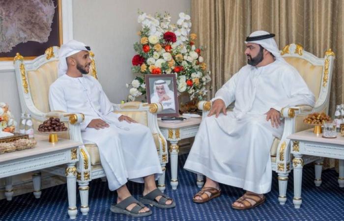ولي عهد الفجيرة يلتقي أحمد الكعبي ولي عهد الفجيرة يلتقي أحمد الكعبي