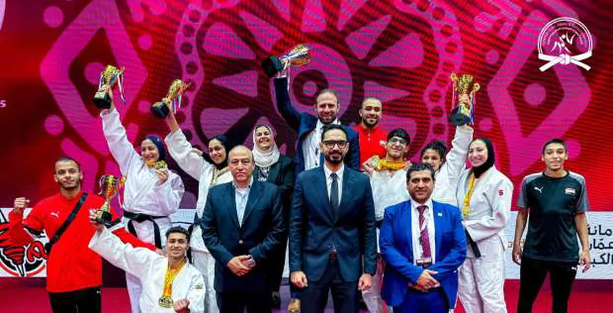 وزير الرياضة يشيد بمنتخب الجودو بعد تصدره البطولة العربية بالأردن وتحقيق كأس البطولة وزير الرياضة يشيد بمنتخب الجودو بعد تصدره البطولة العربية بالأردن وتحقيق كأس البطولة