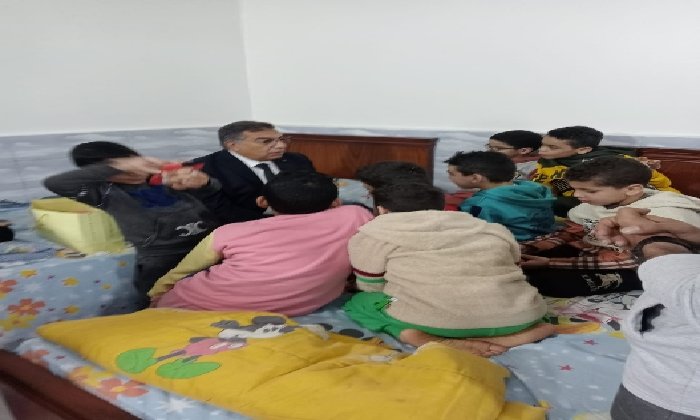 محافظ الدقهلية لنزلاء دار المساعي للأيتام بالمنصورة: «احنا أهلكم وراحتكم ورعايتكم مسئوليتي» محافظ الدقهلية لنزلاء دار المساعي للأيتام بالمنصورة: «احنا أهلكم وراحتكم ورعايتكم مسئوليتي»