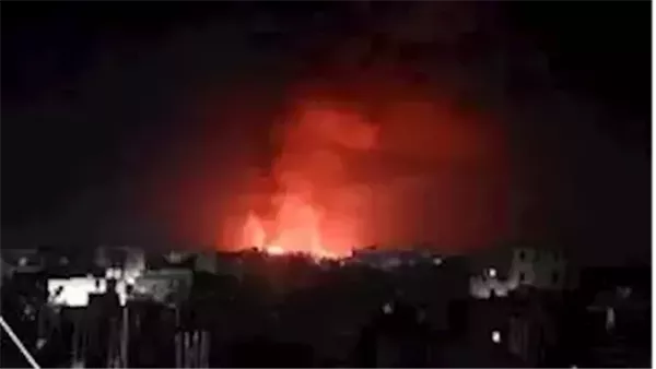 إعلام حوثي: قتلى بقصف أمريكي على مجمع النهدين بصنعاء إعلام حوثي: قتلى بقصف أمريكي على مجمع النهدين بصنعاء