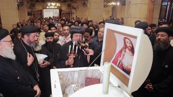 صلوات تجنيز عبد المسيح بسيط بمسطرد .. صور صلوات تجنيز عبد المسيح بسيط بمسطرد .. صور