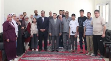 رئيس جامعة جنوب الوادي يقدم التهنئة للأشقاء الفلسطينيين المقيمين