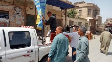 بني مزار في الصدارة: تحرير 128 مخالفة إشغال وإزالة عشرات التعديات