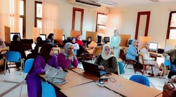 وكيل تعليم الفيوم يشهد البرنامج التدريبي "استخدام المنصة الإلكترونية للتواصل وتوظيف تقنيات الذكاء الاصطناعي"