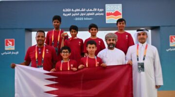 &nbsp;قطر تحصد 5 ميداليات في دورة الألعاب الخليجية الشاطئية الثالثة
