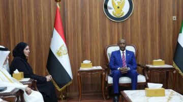 &nbsp;رئيس مجلس السيادة الانتقالي السوداني يستقبل وزير الدولة للتعاون الدولي