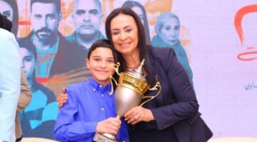 وزيرة التضامن تكرم محمد السعدي وفريق عمل مسلسل لام شمسية
