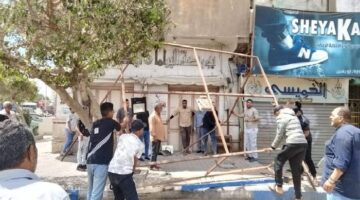 حملات مكبرة لإزالة التعديات على أملاك الدولة بنطاق حى الأربعين بالسويس