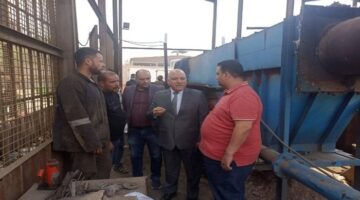 وكيل الصحة بالقليوبية يتفقد مجمع المحارق بالخانكة