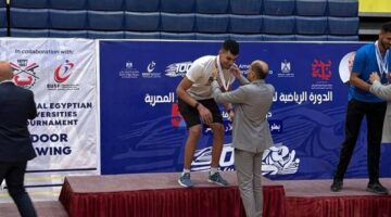 ذهبيتان لجامعة قناة السويس في بطولة الشهيد الرفاعي للجامعات والمعاهد العليا