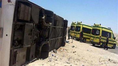 إصابة سائق ببتر في الذراع في انقـ.ـلاب أتوبيس على الطريق الصحراوي بسوهاج إصابة سائق ببتر في الذراع في انقـ.ـلاب أتوبيس على الطريق الصحراوي بسوهاج