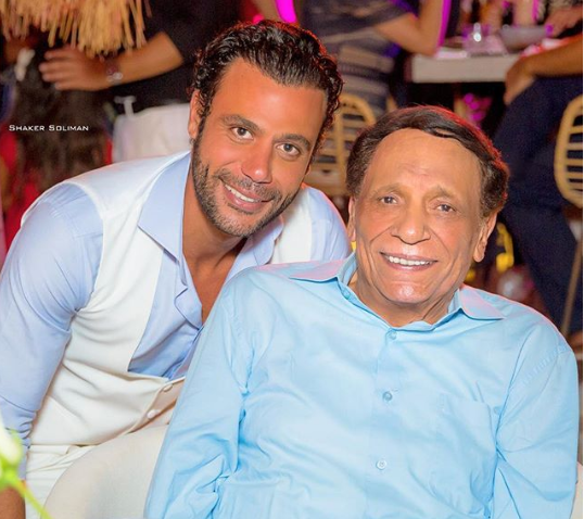 عادل إمام وابنه محمد إمام