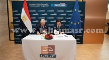 توقيع مذكرة ترتيبات العمل بين النيابة العامة ووكالة الاتحاد الأوروبي للتعاون في مجال العدالة الجنائية “اليوروجست”
